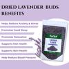Aarved Natural Edible Dried Lavender Buds (75gms) Sun Dried Lavender Flowers Herbal Tea, Non-GMO, Caffeine Free, Natural, Promotes Relaxation And Sleep (Pack of 1) view 2