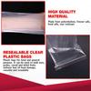 MultiFct Premium Zip Lock Bags 4" x 5" | Reusable Plastic Zipper Bags for Freezer, Food, and Personal Storage, Clear Ziplock Pouches for Home and Office Organization (4"X 5") (100pcs Ziplock Pouch) view 3
