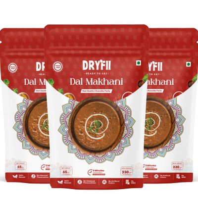 Dryfii Ready-to-Eat Instant Dal Makhani | Pure Veg | Freeze Dried