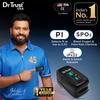 Dr Trust USA Vital Fingertip Pulse Oximeter with Audio Visual Alarm, Blood Oxygen Saturation SPO2 & Heart Rate Monitor|Perfusion Index  (Black) view 2
