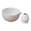 MERISHOPP Japanese Matcha Bowl and Whisk Holder Gift Tea Accessories for Matcha Powder White|Home & Garden|Food & Beverages|Tea view 3