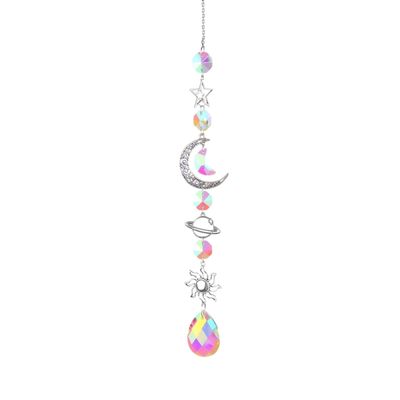 MERISHOPP Crystal Wind Chime Catcher Hanging Ornament Sparkling Handmade 45Cm|Home & Garden|Home Decor|Suncatchers & Mobiles