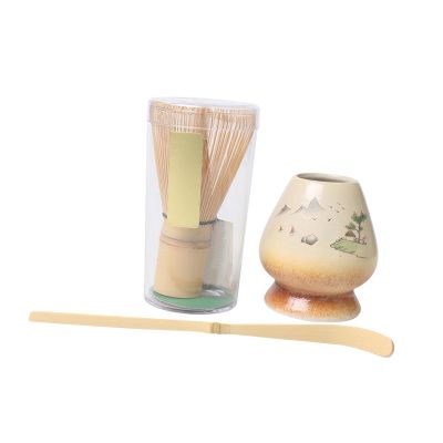MERISHOPP 3 Pieces Japanese Matcha Whisk Set for Japanese Matcha Preparation|Home & Garden|Food & Beverages|Tea