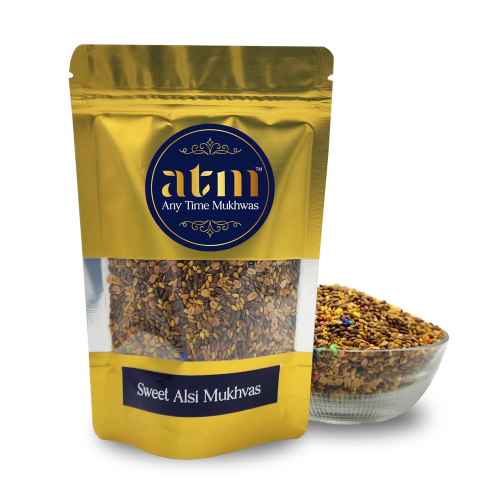 ANY TIME MUKHWAS Present Sweet Alsi Mouth Freshner Mukhwas (100 Grams) - Digestive Natural Mukhwas Pack For After Meal Snack