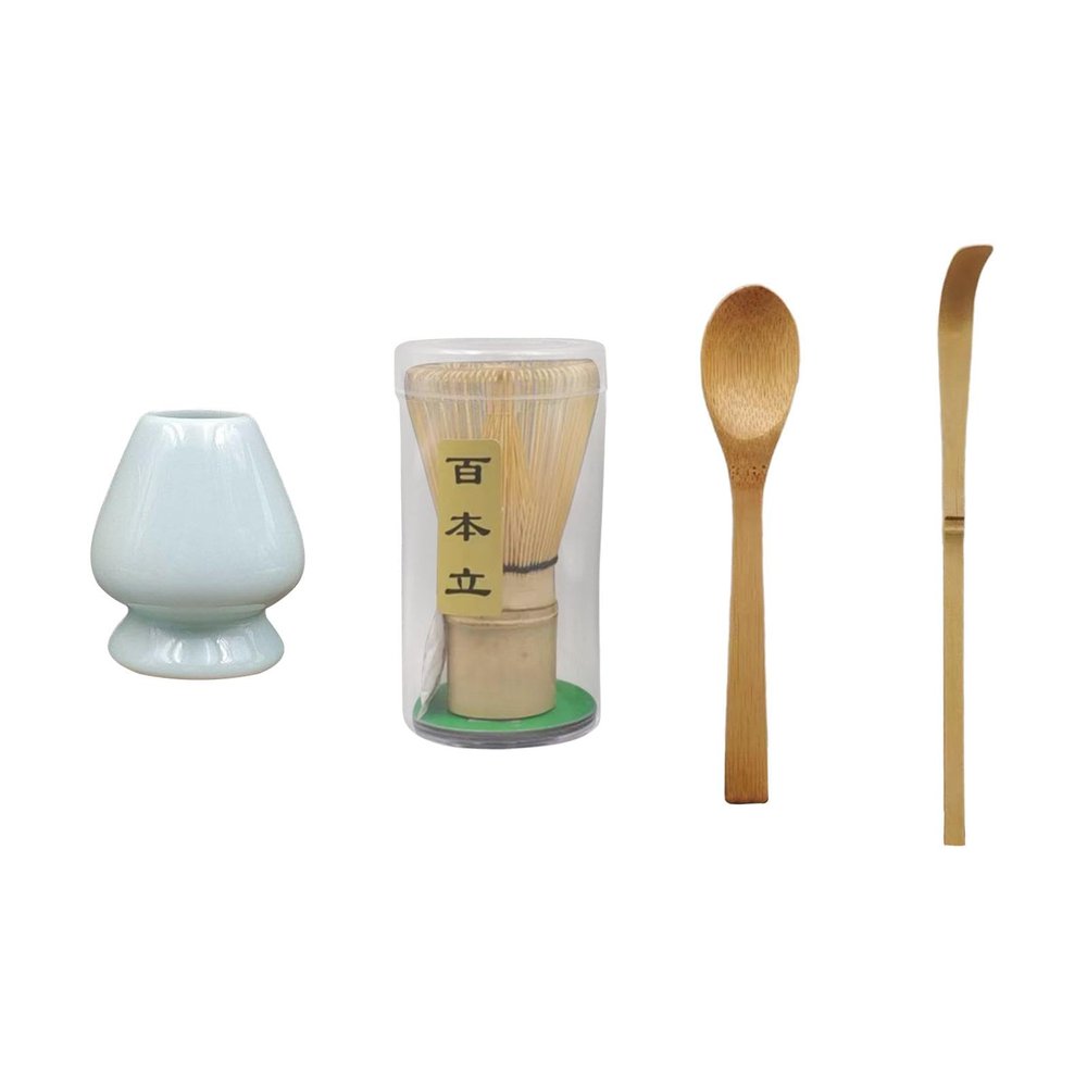 MERISHOPP Japanese Matcha Set Japanese Tea Utensils Traditional Gifts Matcha Whisk Set Cyan|Home & Garden|Food & Beverages|Tea