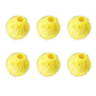 MERISHOPP 6 Pieces Pet Hair Remover Reusable Remover Balls for Washing Machine Clothes Yellow|Home & Garden|Household Supplies & Cleaning|Laundry Supplies|Laundry Bags