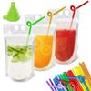 MERISHOPP 100 Count Hand-Held Drink Pouches Zipper Juice Bags 500Ml for Beverage Wine|Home & Garden|Kitchen Dining & Bar|Kitchen Storage & Organization|Food Storage Bags view 3