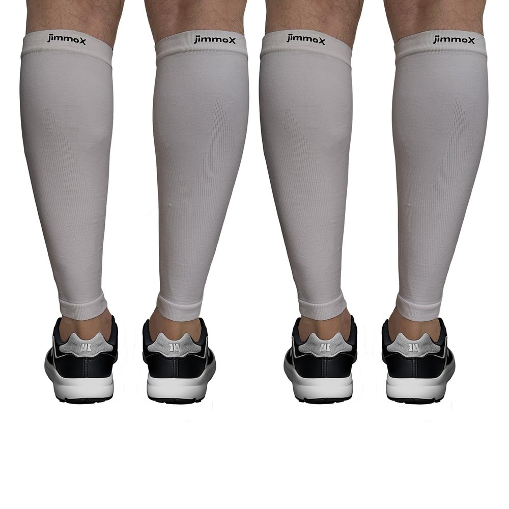 Jimmox Calf Compression Sleeves for Men and Women Shin Splint Support, Calf Pain Relief, Ideal for Running, Cycling, Gym & Sports