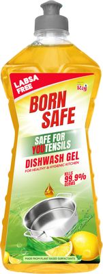 BORN SAFE DISHWASH GEL, 750 ML