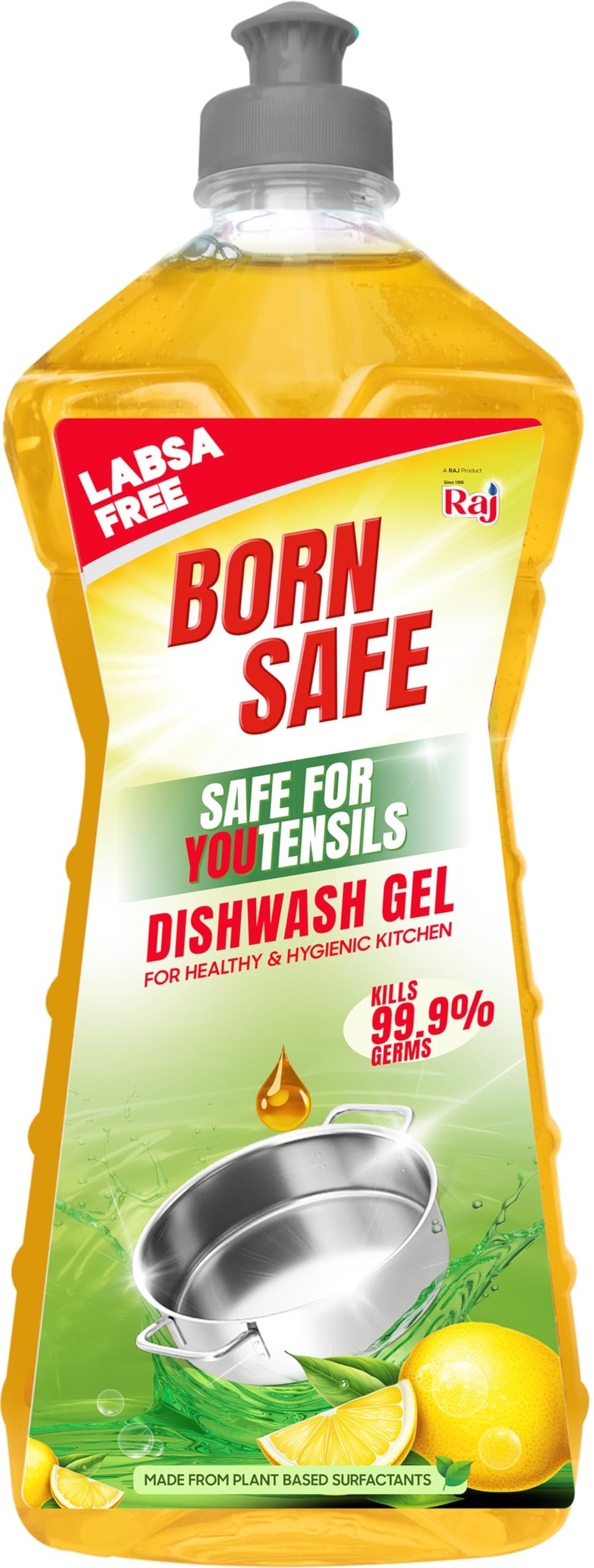 BORN SAFE DISHWASH GEL, 750 ML