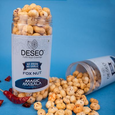 DESEO Magic Masala Fox Nut, No Onion No Garlic, Jain Makhana Snacks