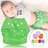 AEREX Reusable Baby Cotton Cloth Diapers For 1 to 3 Year Without Insert Pads Leak Proof Washable Diapers For New Born Babies Adjustable Pocket Cloth Diaper Nappies (Multicolor, Pack of 8) view 3