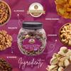 MDIBLE DELIGHTS Premium Healthy Mix Dry Fruits | Nutritious Blend of Almonds, Walnuts, Cashews, Dried Cranberries, and Raisins | Ideal Snack for Energy and Wellness | 12 oz Fresh Pack 500gm view 3