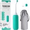 AIMERS Plastic Retractable Handheld Bidet, 500Ml Portable Jet Spray with Angled Nozzle, Easy-to-Use Water Spray Bidet for Toilet, Includes Travel Bag Portable Bidet for Personal Hygiene On-the-Go view 1