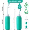 AIMERS Plastic Retractable Handheld Bidet, 500Ml Portable Jet Spray with Angled Nozzle, Easy-to-Use Water Spray Bidet for Toilet, Includes Travel Bag Portable Bidet for Personal Hygiene On-the-Go view 2