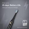AGARO COSMIC LITE Sonic Electric Tooth Brush For Adults With 5 Modes, 2 Brush Heads & Rechargeable With 4 Hours Charge Lasting Up To 25 Days, Power Toothbrush, (Black) view 4