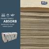 ELLA Brown Multi Fold Tissue Paper I Soft Sustainable Absorbent Durable I Perfect For Commercial Office Home Use I 10 Packs Of 130 Sheets I Free Check Duster Cloth view 3