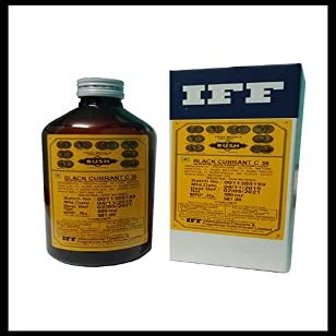 IFF Black Currant C-36 Flavour/Essence (Used in Ice Cream, Cakes, Kulfi, Sweets, Confectioneries, Cookies, Sherberts, Milkshakes etc)- 500 ML Pack