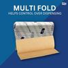 ELLA Brown Multi Fold Tissue Paper I Soft Sustainable Absorbent Durable I Perfect For Commercial Office Home Use I 20 Packs Of 130 Sheets I Free Check Duster Cloth view 2