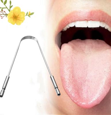 GALAXY SHINE Stainless Steel Tongue Cleaner, Professional Oral Hygiene Tool