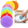Gra8 Multipurpose Better Sponge Cleaning Sponge Silicone Sponge Antibacterial Kitchen Scrubber (3pc Set) (Multicolor) view 4