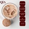 Qia Wellness Plant Protein & Herbs | Women Health | 20g Protein | Pea & Rice, Shatavri, Tulsi, Curcumin, Vit C, B12, Folate | No Sugar/Preservatives/Artificial flavors | 4g BCAA | Cafe Mocha-510 Gm view 2