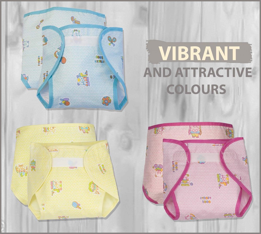 Mothers Choice Waterproof Diaper/Nappies Covers with Belt for Insert (L, 3, count)