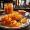 Bakers Craft 350 gm Orange Chocolate Spread | Made with Low Fat Cocoa Butter| Vegetarian | All Natural Ganache view 3