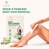 Azah Bikini Wax Powder for Women [100gm]| Painless Hair Removal in 57 Mins | Natural Wax Powder with Aloe Vera, Papaya & Lavender | No Chemicals, No Irritation & Rashes, Ideal for Bikini, Legs & Underarms view 2
