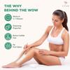 Azah Bikini Wax Powder for Women [100gm]| Painless Hair Removal in 57 Mins | Natural Wax Powder with Aloe Vera, Papaya & Lavender | No Chemicals, No Irritation & Rashes, Ideal for Bikini, Legs & Underarms view 3