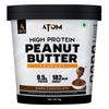 AS-IT-IS Nutrition ATOM High Protein Peanut Butter I Crunchy, Dark Chocolate I 9.5g Protein I Added Whey & Pea Protein I Aflatoxin Tested I Zero Trans-fat  1kg view 1