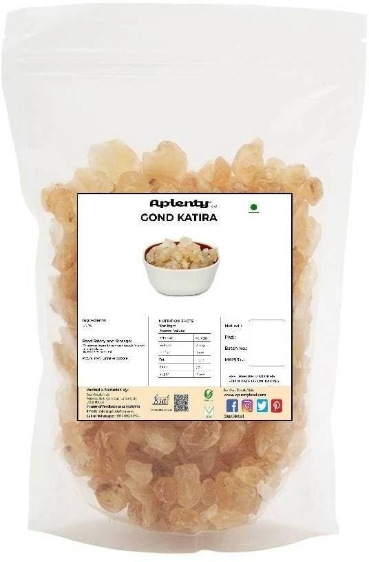 Aplenty Natural Katira Gum | Edible Tragacanth Gum | Gond Katira | Kathila Gond | Dink Katora |   (200g)