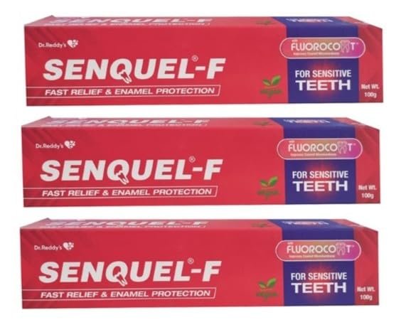 Senquel F Toothpaste, 100g, Pack of 3