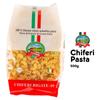 CANEEN Chiferi Rigate Pasta .09 |100% Durum Wheat Semolina Pasta | Perfect for Italian Dishes (Pack of 3, 500g Each) view 2
