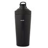 SHIFA CRAFT Steel Pro Shaker 700 ml with Steel Whisk, Leakproof Gym Shaker Bottle for Supplements, Pristine (Black) view 1
