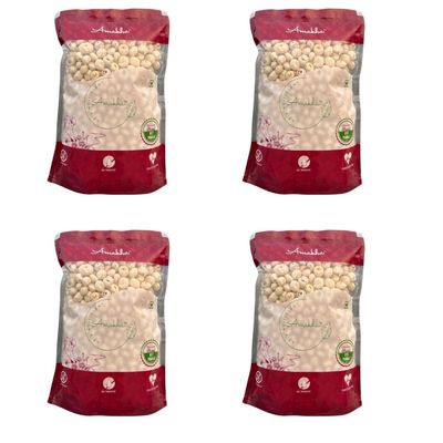 Amakha Foods Phool Makhana | Big Size Nuts | Premium Foxnuts | Lotus Seeds | Gorgon Nuts | Tal Makhana | Dry fruits 15mm-26mm (1 Kg)