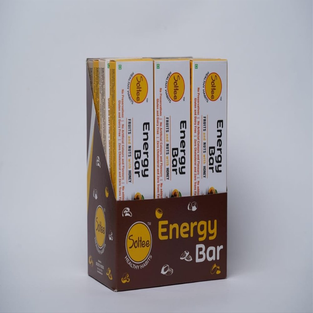 Energy Bar Combo Pack | Walnut, Almond Delight, Fruits & Nuts Flavors | Pack of 12 (4 Each) | Natural Energy Boost | Vegan, Gluten-Free & No Added Sugar | High Fiber Snack for All-Day Fuel
