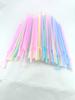 advancedestore Pack of 50Pcs Collection Flexible Bent Soft Multicolour Straw view 1
