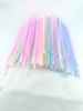 advancedestore Pack of 50Pcs Collection Flexible Bent Soft Multicolour Straw view 2