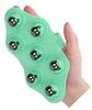 7-Ball Body Massage Roller, Ergonomic Design with Steel Balls, Turquoise Blue, Deep Tissue Kneading view 1