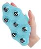 7-Ball Body Massage Roller, Ergonomic Design with Steel Balls, Turquoise Blue, Deep Tissue Kneading view 4