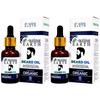 AMAzing EARTH Certified Organic Beard Oil for Men - 100% Natural with Argan & Olive Oil, Aloe Vera, Golden Jojoba Oil & Glycerine, Non-Sticky, Sulphates & Parabens Free, Vegan & Cruelty Free - 30ml Pack of 2 view 1