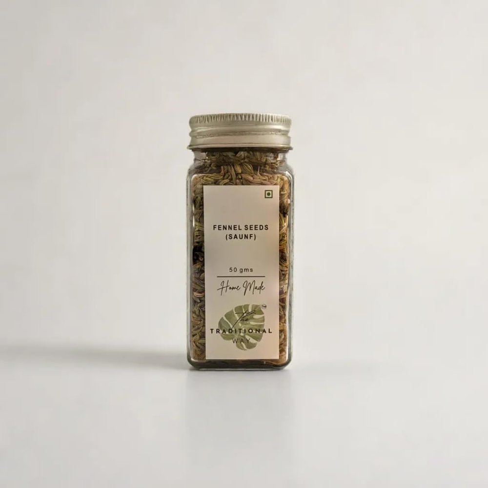 100% Natural Fennel Seeds - 150gms