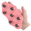 3D 7 Roller Massager Manual Hand Roller Massager glove with balls 360 rotation ball Muscle Relax slimming Massage Glove Full Body Massager Palm Shaped gloves finger roller ball-(1 PCS Multicolors) view 2