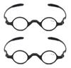 AUGEN Blue Block UV Cut Round Reading Glasses Unisex Free Size Power Pack Of 2 Glasses Reading Glasses Readers | Read Samll Print And Computer Screens (+4.00) view 1