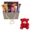 SFU E Com 5Star Chocolate Gift Hamper | Valentine Teddy Bear With Chocolate Combo | Valentine Chocolate Hamper | 810 view 1
