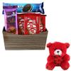 SFU E Com Beautiful Chocolate Gift Hamper | Valentine Teddy Bear With Chocolate Combo | Valentine Chocolate Hamper | 1015 view 1