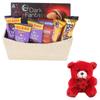 SFU E Com 8 Pieces Gorgeous Chocolate Hamper | Valentine Teddy Bear With Chocolate Combo | Valentine Chocolate Hamper | 265 view 1