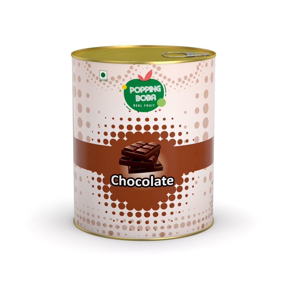 Tea Planet Chocolate Popping Boba Pearls 1000g | Ready-to-Serve Bubble Tea Topping with Rich Chocolate Flavor for DIY Drinks, Smoothies, Milkshakes, Mocktails, Ice Cream & Desserts | Vegan-Friendly Add-On for Caf & Home Use (1000g, Chocolates)