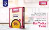 Hocco Dal Tadka Ready To Eat | Just Heat & Eat | Authentic Pure Veg Indian Food | No Added Preservatives Or Artificial Colors | Meal Ready In 5 Minutes | Microwaveable | Serves 2 | 300 gm (Dal Tadka-Pack of 2) view 3